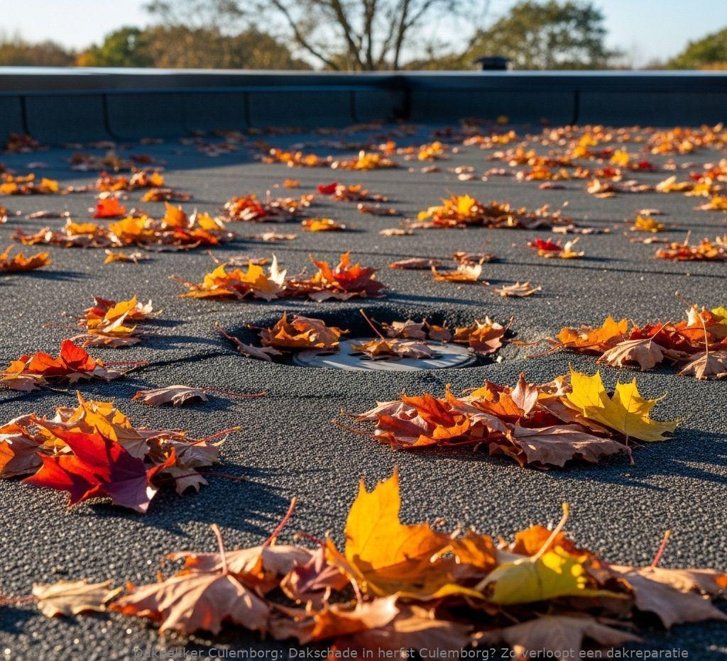 Dakschade In Herfst Culemborg